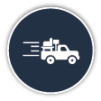 Icon-verhuiswagen- camionette- moving van