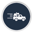 Icon-verhuiswagen- camionette- moving van